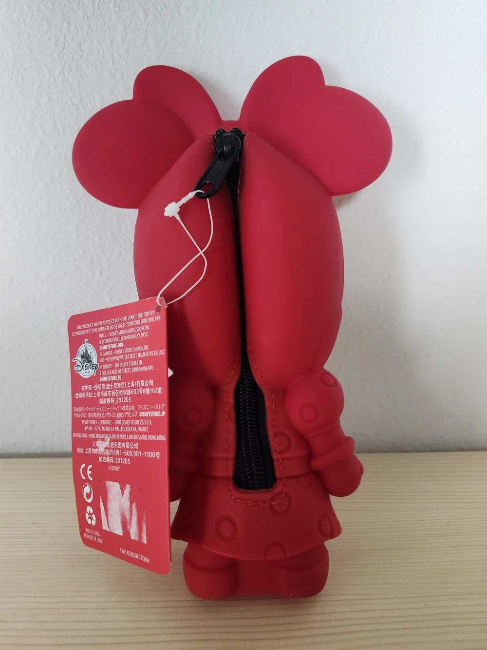 Minnie Mouse Red Silicone Pencil Case - Kids Toys